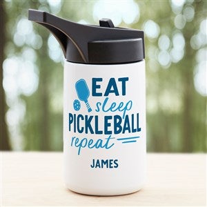 Pickleball Personalized Double-Wall Vacuum Insulated 14 oz. Water Bottle - 46277-S