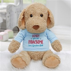 Dog Gone Cute Personalized Plush Dog Stuffed Animal- Blue - 46342-B