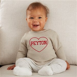 Lovable Name Embroidered Baby Sweater - 46377