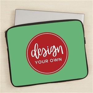 Design Your Own Personalized 15" Laptop Sleeve- Green - 46421-GR