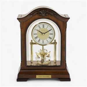 Personalized Logo Bulova Durant Crystal Pendulum Clock - 46451