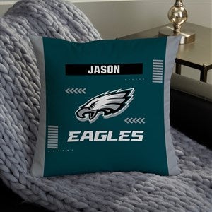 NFL Philadelphia Eagles Classic Personalized 14" Throw Pillow - 46461-S