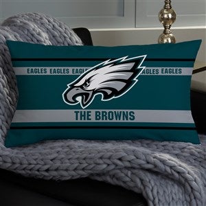 NFL Philadelphia Eagles Classic Personalized Lumbar Throw Pillow - 46461-LB