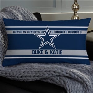 NFL Dallas Cowboys Classic Personalized Lumbar Throw Pillow - 46464-LB