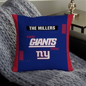 NFL New York Giants Classic Personalized 14" Throw Pillow - 46465-S