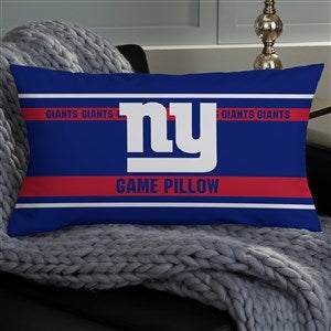 NFL New York Giants Classic Personalized Lumbar Throw Pillow - 46465-LB