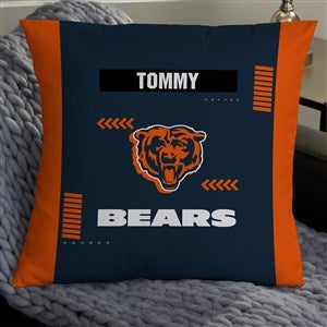 NFL Chicago Bears Classic Personalized 18 Throw Pillow - 46466-L