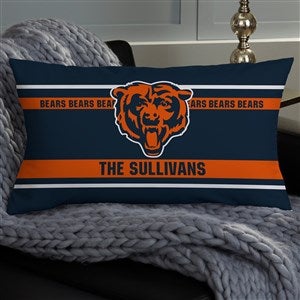 NFL Chicago Bears Classic Personalized Lumbar Throw Pillow - 46466-LB