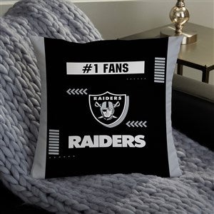 NFL Las Vegas Raiders Classic Personalized 14" Throw Pillow - 46467-S