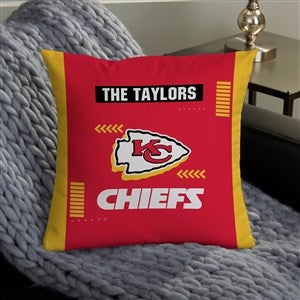 NFL Kansas City Chiefs Classic Personalized 14" Throw Pillow - 46470-S