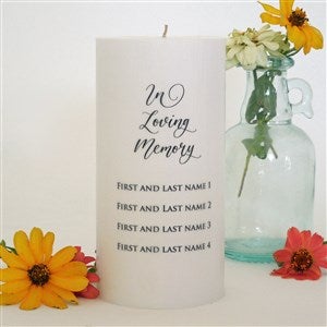 In Loving Memory Personalized Candle-Small/Black - 46493D-SB