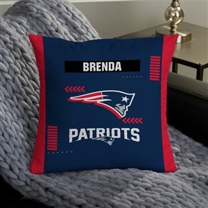 NFL New England Patriots Classic Personalized 14" Throw Pillow - 46495-S