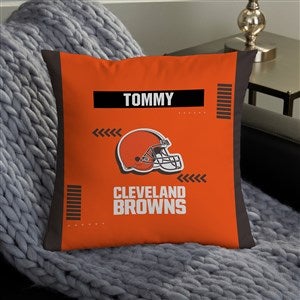 NFL Cleveland Browns Classic Personalized 14" Throw Pillow - 46497-S