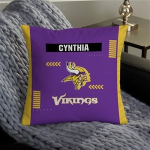 NFL Minnesota Vikings Classic Personalized 14" Throw Pillow - 46499-S