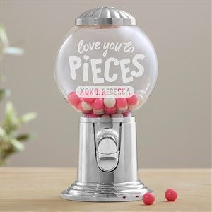 Personalized Candy Jar Pink and Green Flowers (6)