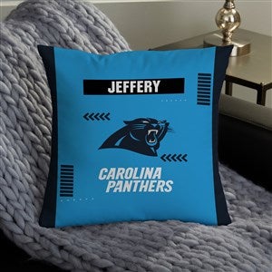 NFL Carolina Panthers Classic Personalized 14" Throw Pillow - 46546-S