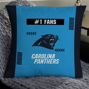 NFL Carolina Panthers Classic Personalized 18" Throw Pillow - 46546-L