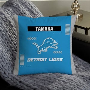 NFL Detroit Lions Classic Personalized 14" Throw Pillow - 46548-S