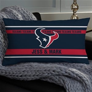 NFL Houston Texans Classic Personalized Lumbar Throw Pillow - 46549-LB