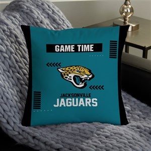 NFL Jacksonville Jaguars Classic Personalized 14" Throw Pillow - 46572-S