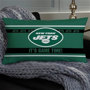 NFL New York Jets Classic Personalized Lumbar Throw Pillow - 46591-LB