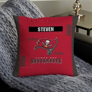 NFL Tampa Bay Buccaneers Classic Personalized 14" Throw Pillow - 46593-S