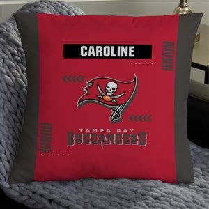 NFL Tampa Bay Buccaneers Classic Personalized 18 Throw Pillow - 46593-L