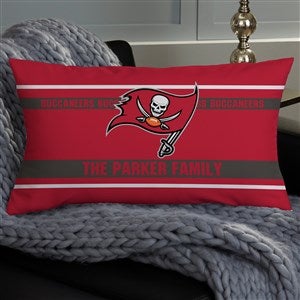 NFL Tampa Bay Buccaneers Classic Personalized Lumbar Throw Pillow - 46593-LB