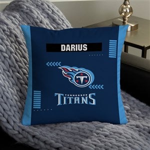 NFL Tennessee Titans Classic Personalized 14" Throw Pillow - 46594-S