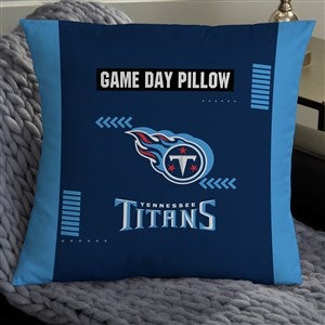 NFL Tennessee Titans Classic Personalized 18" Throw Pillow - 46594-L