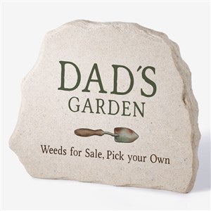 His Garden Personalized Standing Garden Stone - 46624