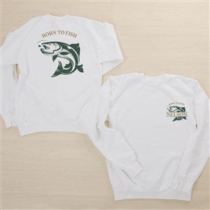 Fly Fishing Personalized Hanes® Adult Crewneck Sweatshirt - 46677-S