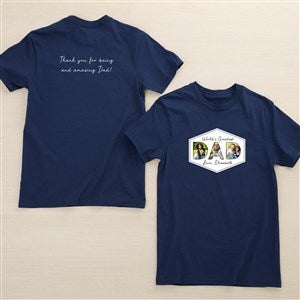 Memories with Dad Personalized 2-Sided Hanes® Adult T-Shirt - 46718-AT