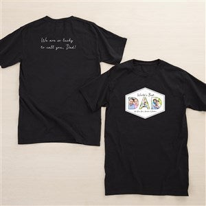 Memories with Dad Personalized 2-Sided Hanes® Adult ComfortWash™ T-Shirt - 46718-CWT