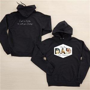 Memories with Dad Personalized 2-Sided Hanes® Adult Hooded Sweatshirt - 46719-BS