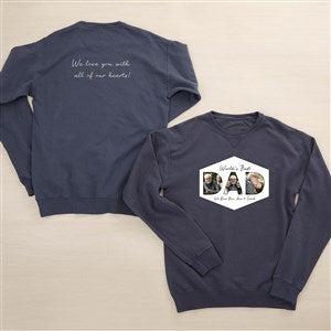 Memories with Dad Personalized 2-Sided Hanes® Adult ComfortWash™ Sweatshirt - 46719-CWS