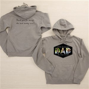 Memories with Dad Personalized 2-Sided Hanes® Adult ComfortWash™ Hoodie - 46719-CWHS