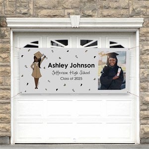 Graduation Girl philoSophies® Personalized Graduation Banner - 30x72 - 46744-MP
