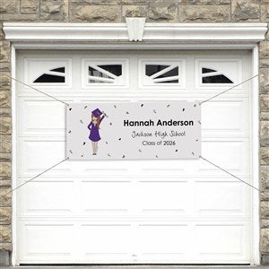 Graduation Girl philoSophies® Personalized Graduation Banner - 20x48 - 46744-S