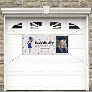 Graduation Girl philoSophies® Personalized Graduation Banner - 20x48 - 46744-SP