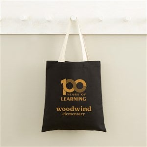 Personalized Logo Tote Bag- Black - 46767