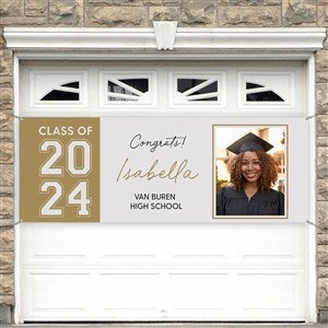 Collegiate Year Personalized Graduation Photo Banner - Large - 46774-L