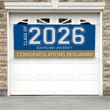 Collegiate Year Personalized Graduation Banner- 30x72 - 46775