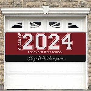Collegiate Year Personalized Graduation Banner - Large - 46775-L