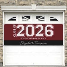 Collegiate Year Personalized Graduation Banner - 45x108 - 46775-L