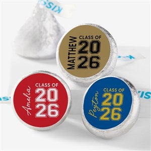 Collegiate Year Personalized Graduation Candy Stickers - 46791