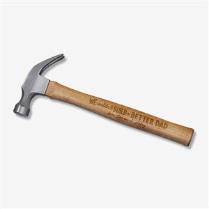 Couldnt Build A Better Dad Personalized Wood Hammer - 46804