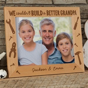 Couldnt Build A Better Dad  Personalized Frame- 8 x 10 - 46806-L