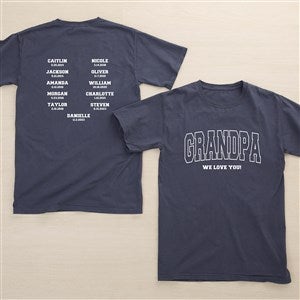 His Roster Personalized 2-Sided Hanes® Adult ComfortWash™ T-Shirt - 46835-CWT
