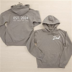 Dad Life Personalized 2-Sided Hanes® Adult ComfortWash™ Hoodie - 46836-CWHS